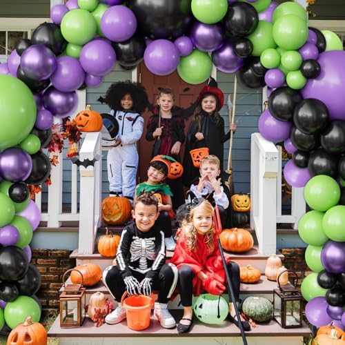 OuMuaMua Halloween Balloon Garland Arch Kit