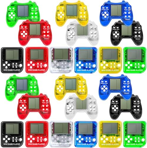 24Pcs Video Game Party Favors Keychain Set
