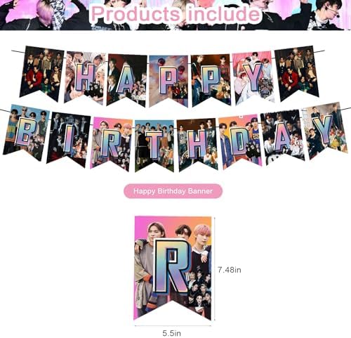 E-NHYPEN Themed Party Balloons Decorations Set