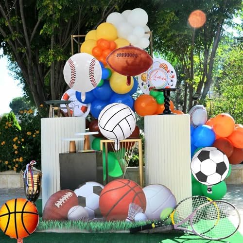 Jobkoo Sports Balloon Garland Kit 115Pcs Party Decorations