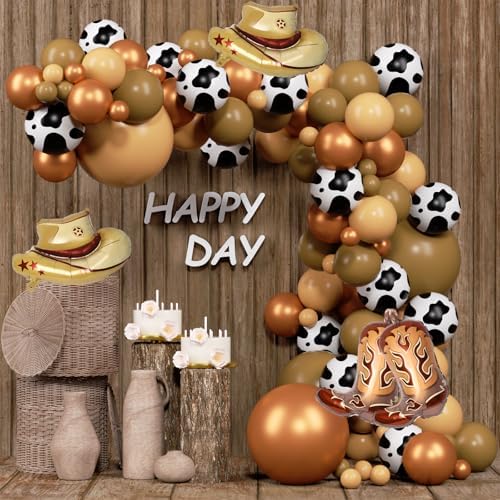 Western Cowboy Balloon Arch Kit 136 PCS