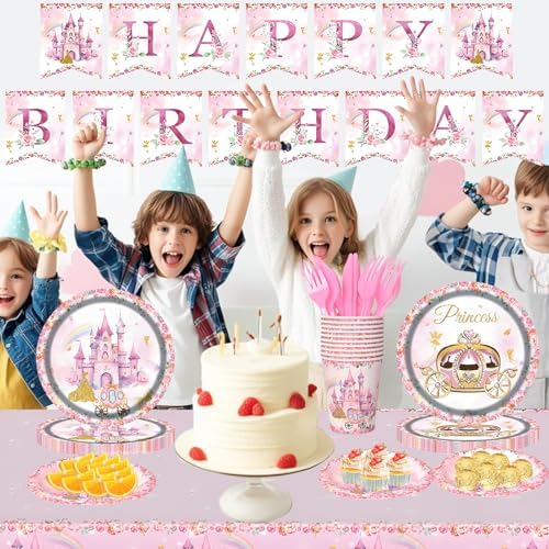 Princess Birthday Supplies Set for Kids