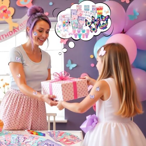 BenLouis 96Pcs Butterfly Party Favor Set