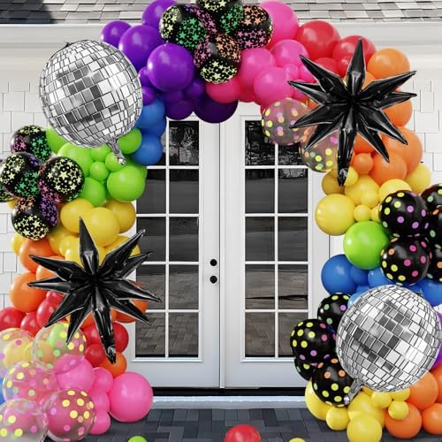 Amandir Neon Glow in the Dark Party Decor Kit