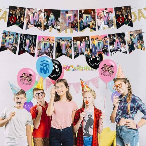 E-NHYPEN Themed Party Balloons Decorations Set