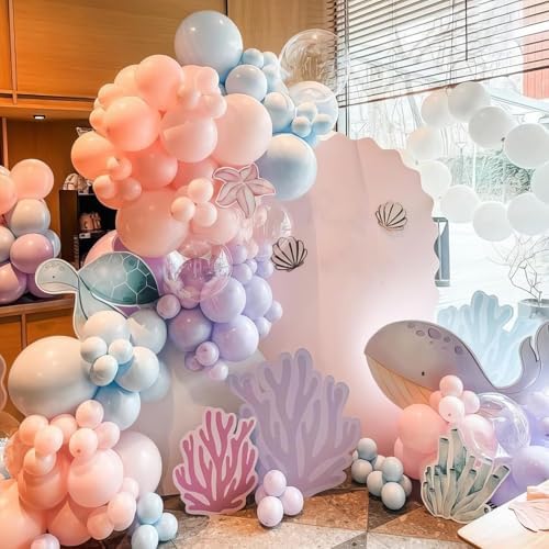 Sowide Mermaid Balloons 50Pcs Party Decorations