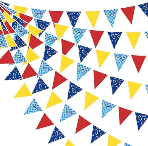 Pinkblume 32 Foot Hedgehog Birthday Garland Decorations