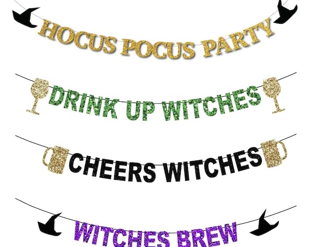 Hocus Pocus Halloween Party Banner