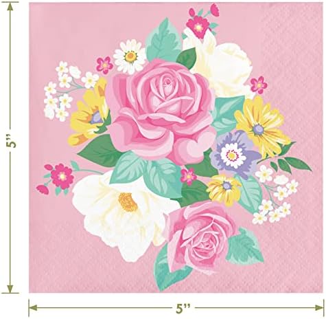 Floral Scalloped Dessert Party Pack Serves 16