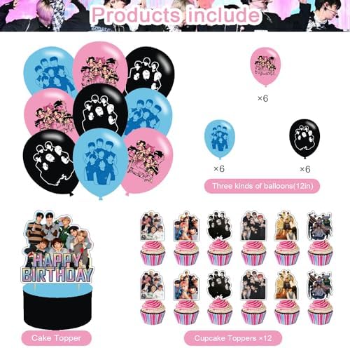E-NHYPEN Themed Party Balloons Decorations Set
