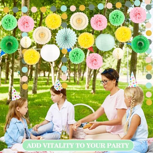 21 Pcs Hawaiian Pool Party Decorations Set