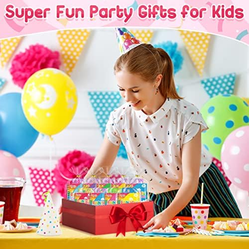 Rainbow Scratch Art Notebook Party Favors 36 Pack for Kids