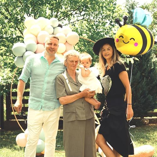 4 Pack Cute Honeybee Balloons Birthday Party Decorations