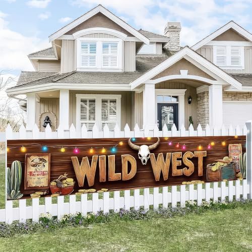 Wild West Decor Banner 118 x 20 Inches