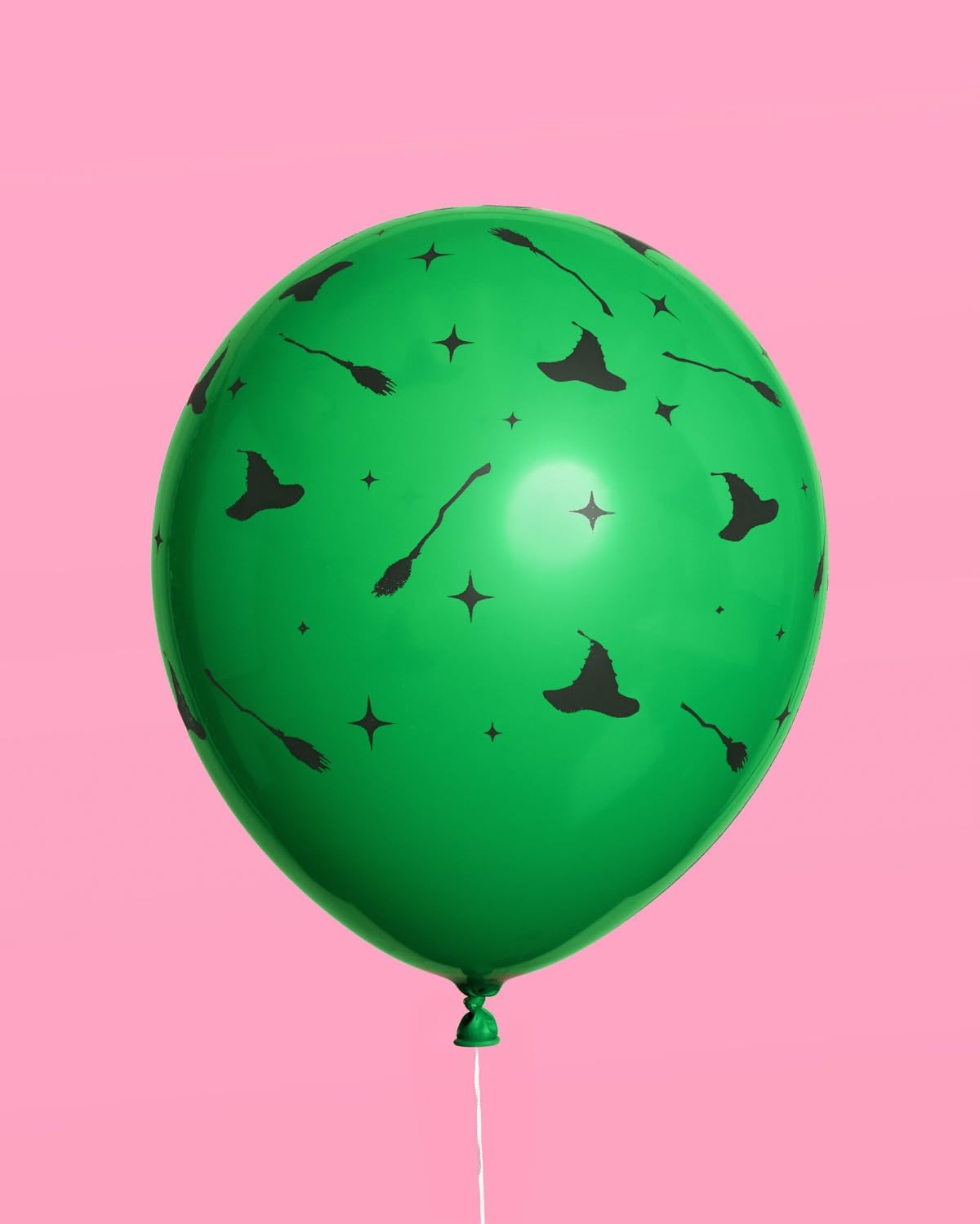 Xo Fetti Pink and Green Witch Latex Balloons - 24 Pack 12 Inch
