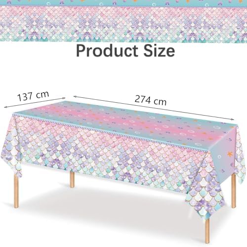 128 Pcs Gradient Scales Party Tableware Set for 16 People