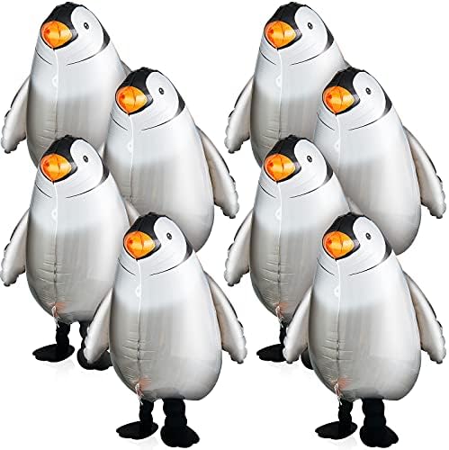 Aoriher 9 Piece Walking Penguin Balloons Party Decorations