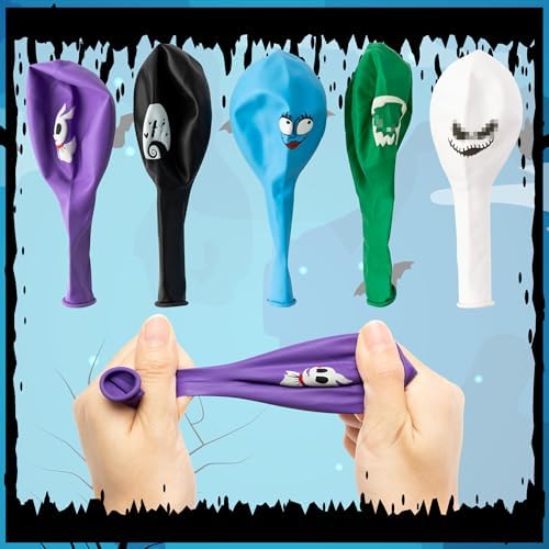 Halloween Jack and Sally Balloons - 50PCS Spooky Decorations