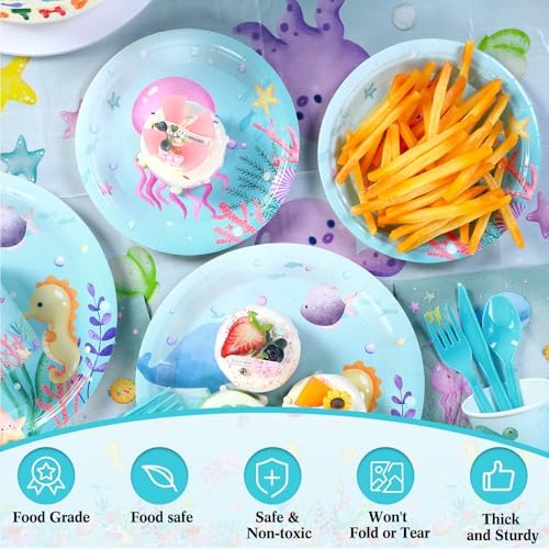 Capoda Ocean Theme Birthday Party Decorations Set for 24
