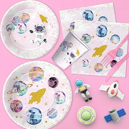 Space Birthday Party Set For Girl 24 Piece