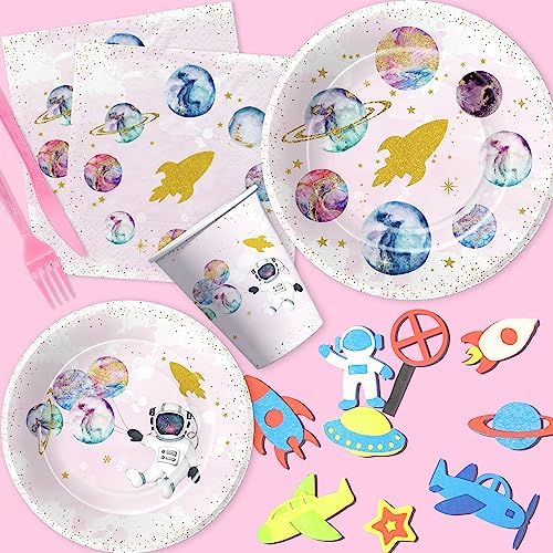 Space Birthday Party Set For Girl 24 Piece