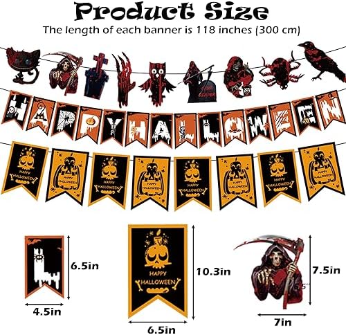 Chaohua Halloween Decor Set Indoor Outdoor