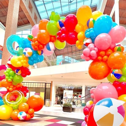 149Pcs Summer Pool Beach Party Balloon Garland Kit