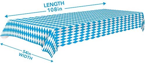 Oktoberfest Table Cover 54x108 2 Pack Party Decor