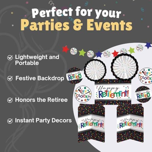 Officially Retired Room Decor Kit Set - Vibrant Design