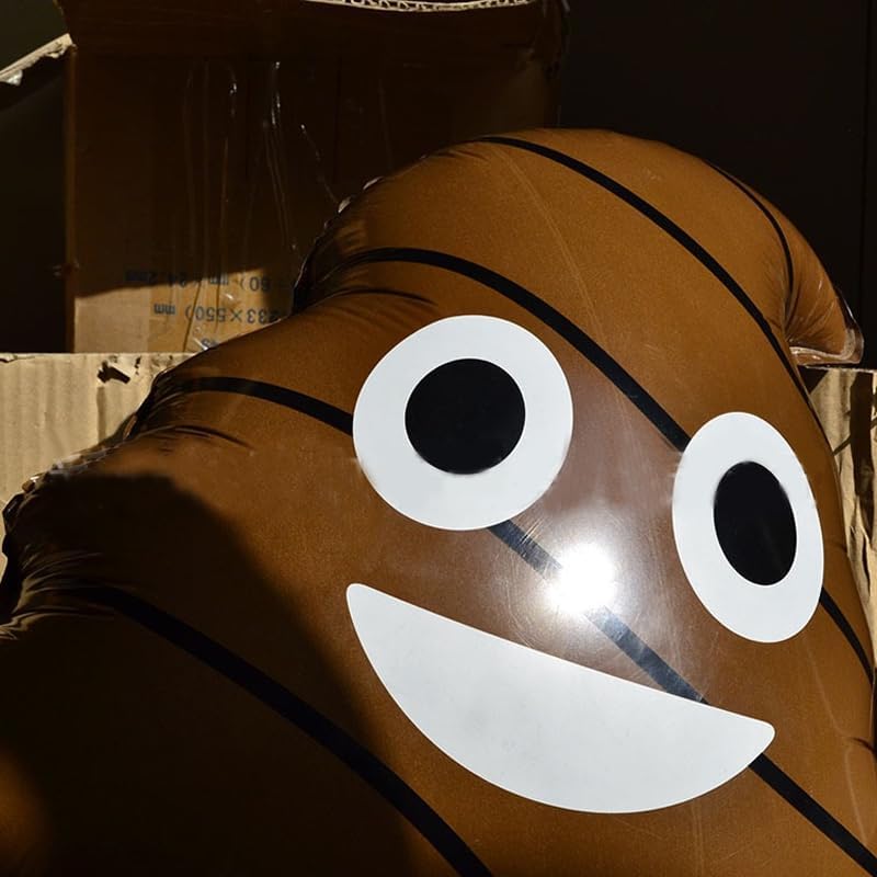 5pcs Big Poop Balloon for Pranks and Decorations