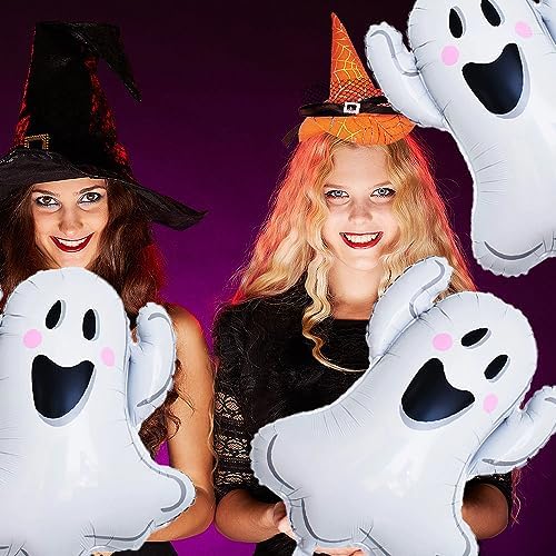 White Ghost Foil Balloons Halloween Party Decorations 3pcs Set