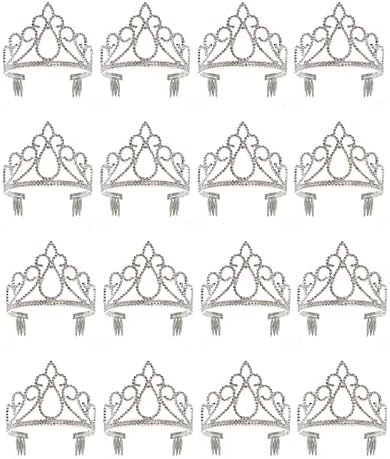 BLUE PANDA 12 Pack Princess Tiaras for Girls