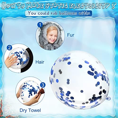 50 Pieces Ocean Theme Balloons Party Decorations