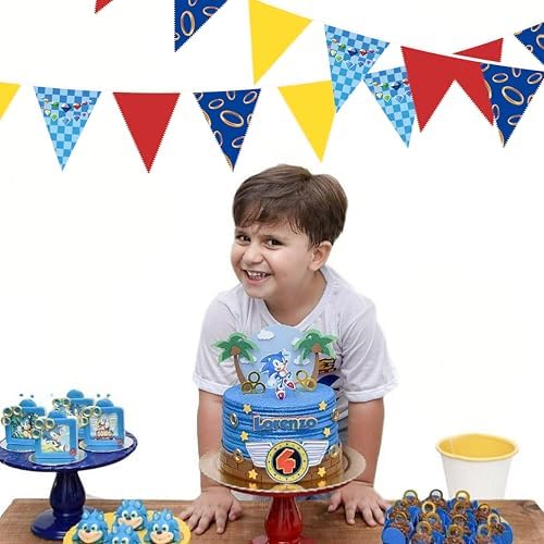 Pinkblume 32 Foot Hedgehog Birthday Garland Decorations