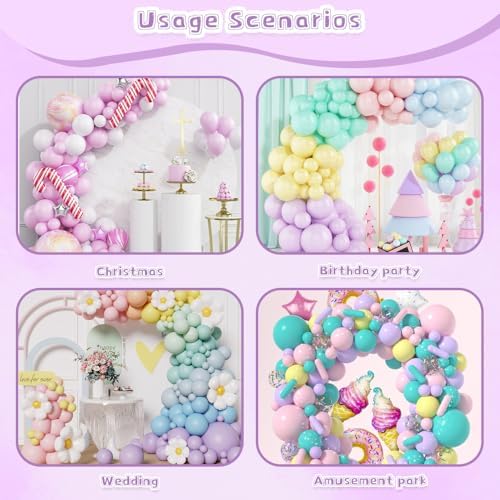 260Q Purple Long Balloons for DIY Decorations