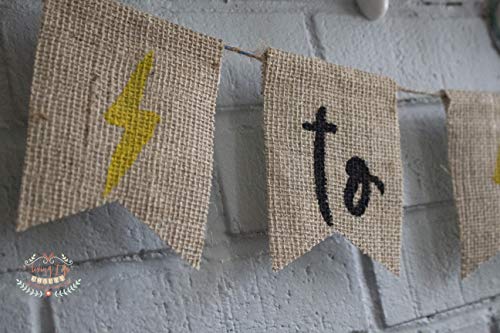 Harry Potter Banner Burlap From Muggle to Mrs Bridal Shower