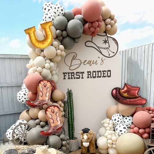 Western Cowboy Balloon Arch Kit 168 pcs