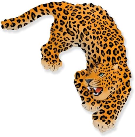 42 Inch Savage Leopard Cheetah Spots Mylar Balloon