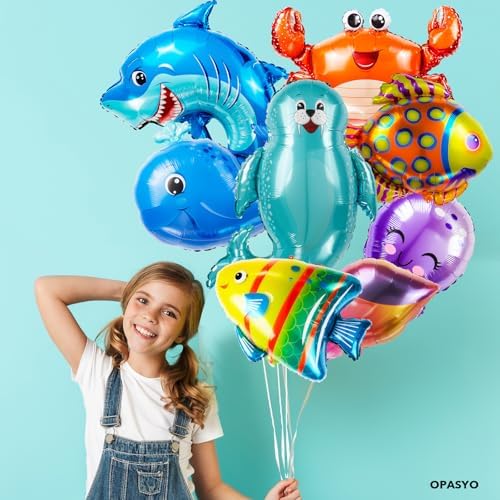 Sea Animal Balloons for Under the Sea Party Decorations