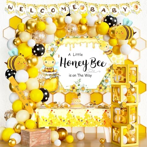 Bumble Bee Baby Shower Decorations Set