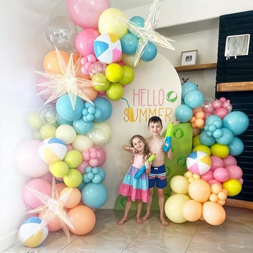 HILAVO Summer Tropical Balloon Garland Kit
