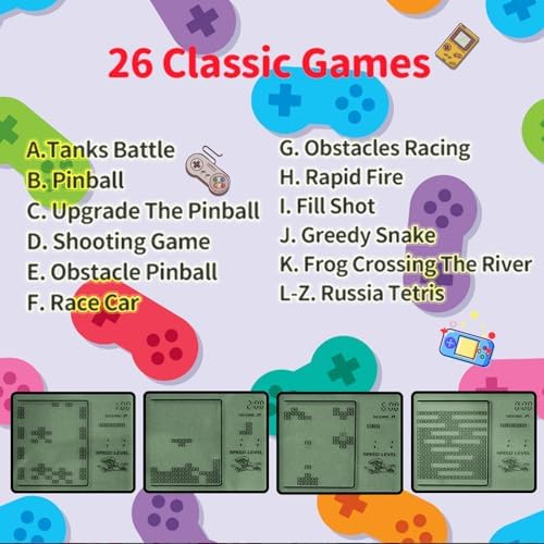 24Pcs Video Game Party Favors Keychain Set