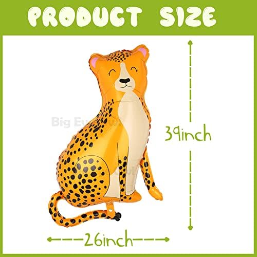Big Eye Owl Giant Leopard Foil Balloons