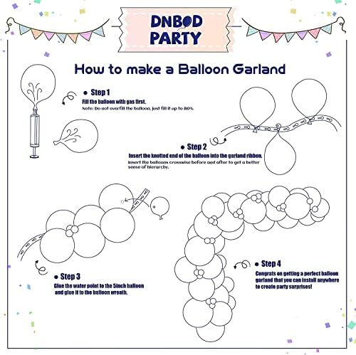 Western Cowboy Balloon Arch Kit 168 pcs