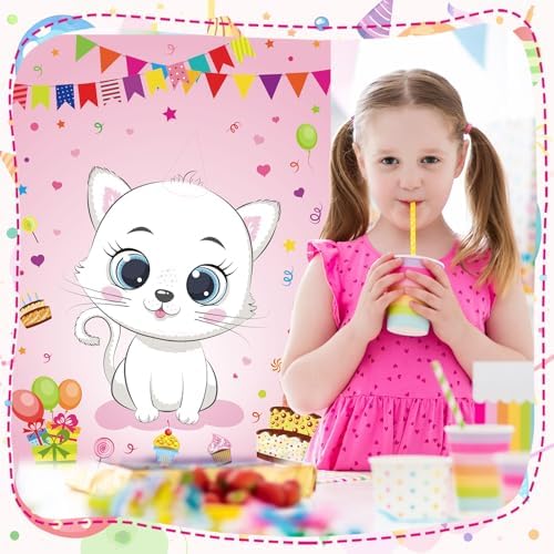 PLULON Cat Party Game Set for Kids and Adults