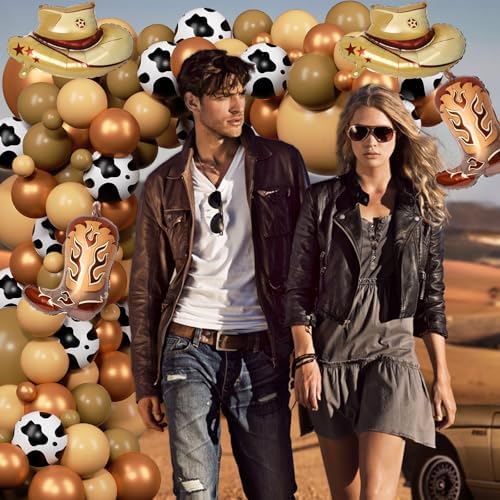 Western Cowboy Balloon Arch Kit 136 PCS