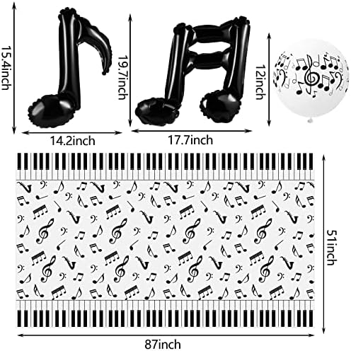 Civaner Music Themed Party Decor Set 40 Pieces