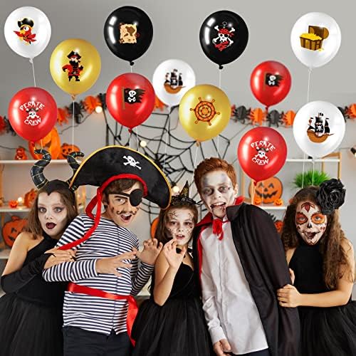 Harrycle 45 Pcs Pirate Party Balloons Set