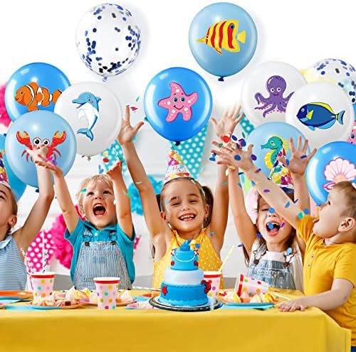 50 Pieces Ocean Theme Balloons Party Decorations