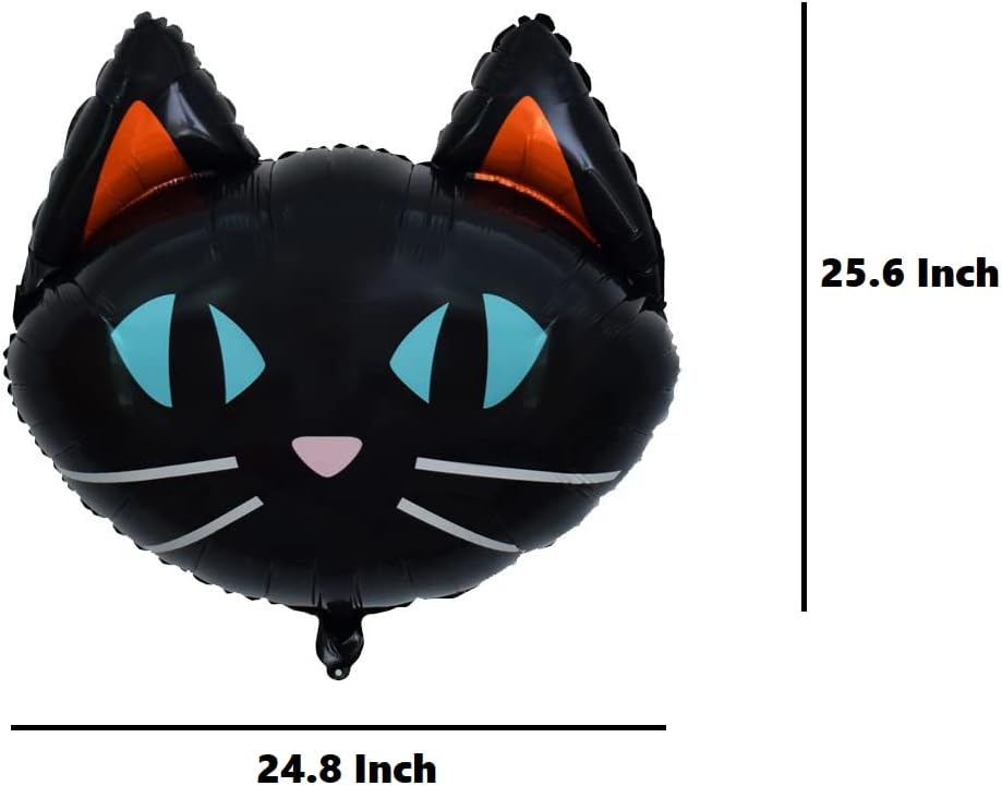 256 Inch Black Cat Foil Balloons 3PCS